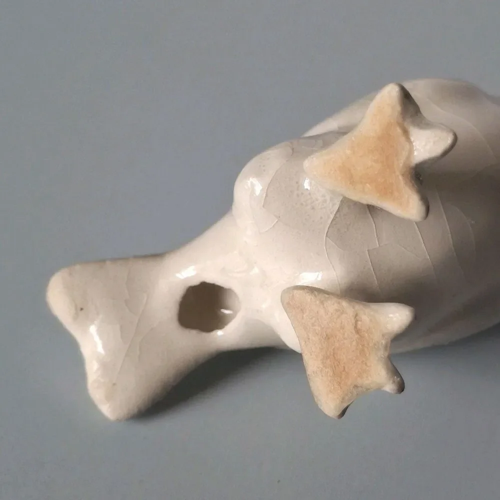 Hagen Renaker Animal Miniature Figurine Snow Owl Vintage Retired - Picture 8 of 8